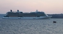 Celebrity Solstice, Docked in Santorini