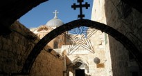The 9th Station of the Cross in the Via Dolorosa