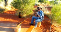 didgeridoo player