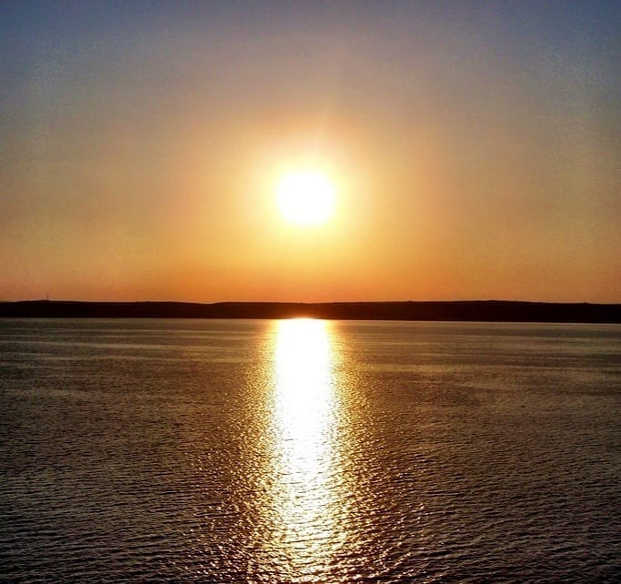 Med sunset
