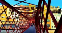 Eiffel Bridge in Girona, Spain