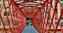 Eiffel Bridge in Girona, Spain