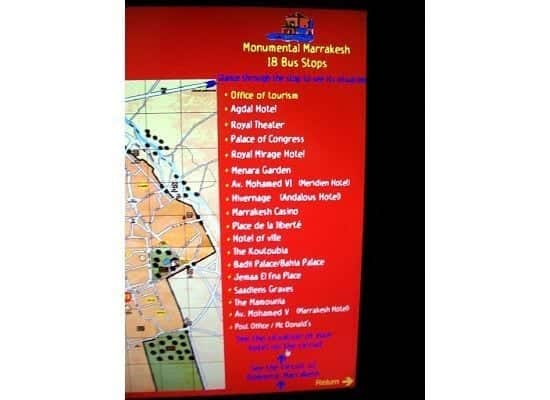 Marrakech Tourist Bus