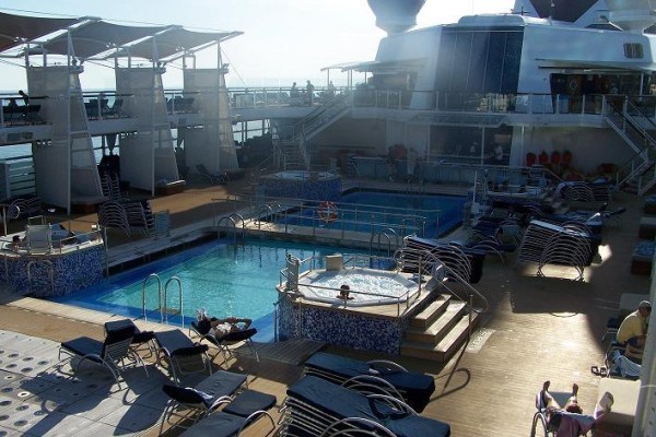 Pool deck, Celebrity Solstice
