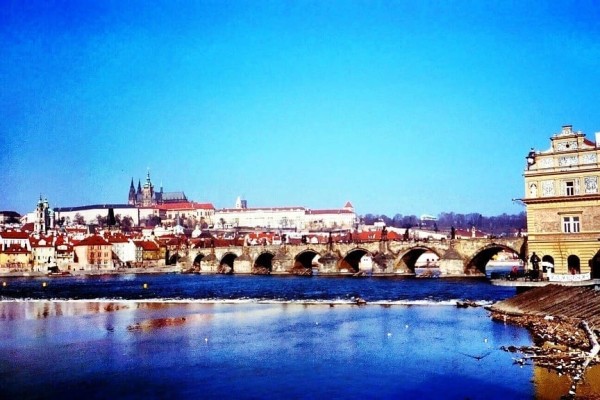 Prague bridge