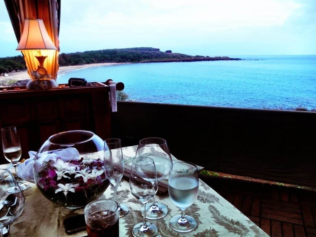 Private Dinner, Four Seasons Manele, Lanai Hawaii
