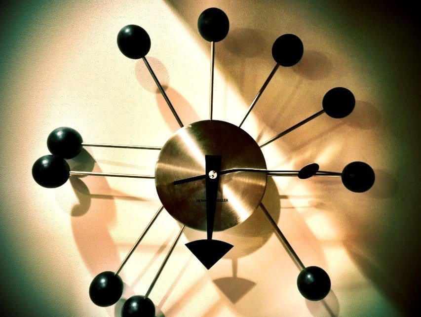 Retro clock