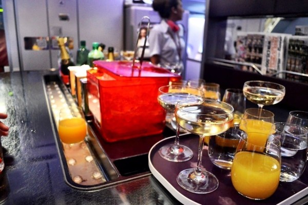 Virgin Atlantic upper class