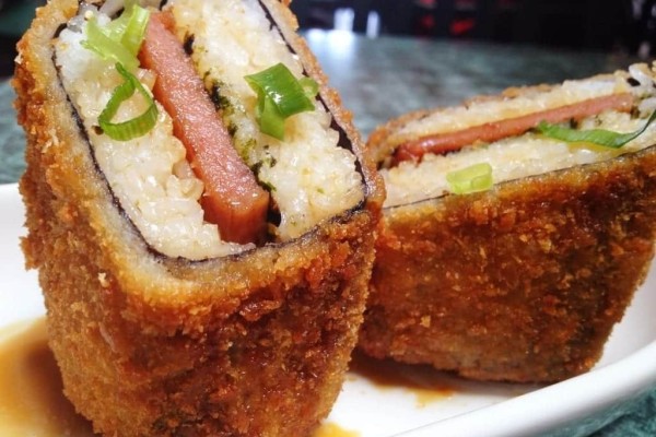 Fried Spam Musubi