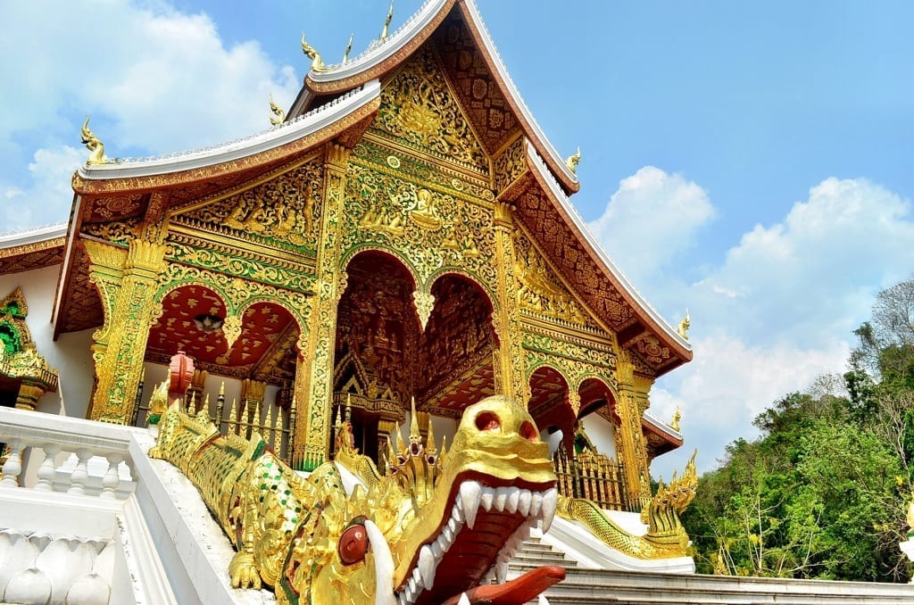 Royal Palace Temple in Luang Prabang, Laos