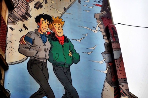 cartoon Mural, Brussels