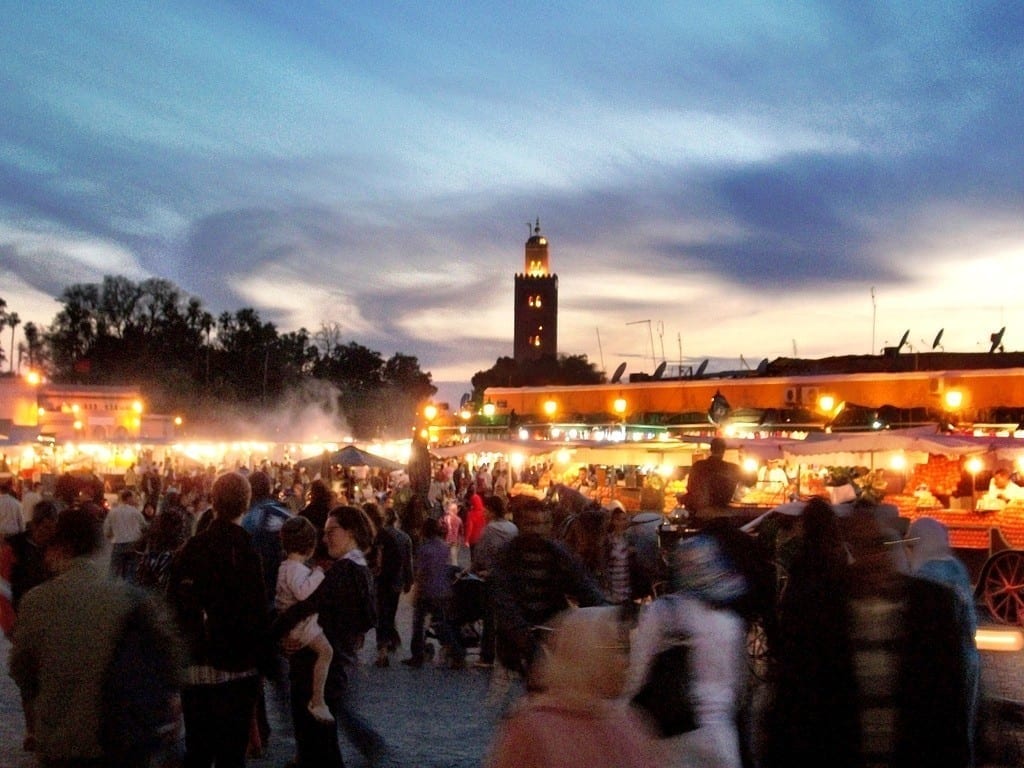 The Djemaa el Fna Marrakech