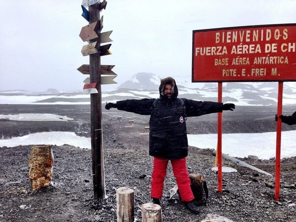 Matt in Antarctica