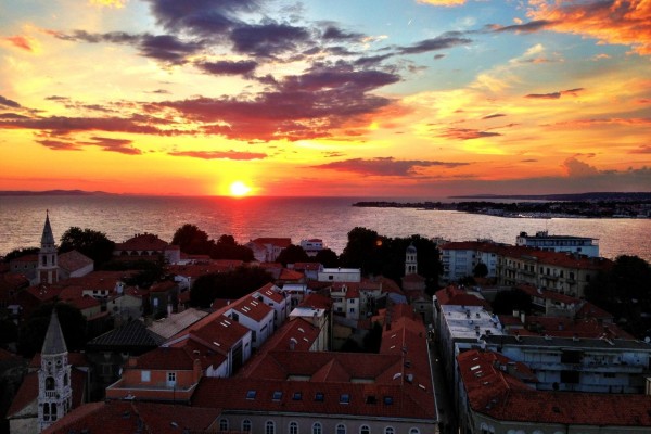 zadar sunset