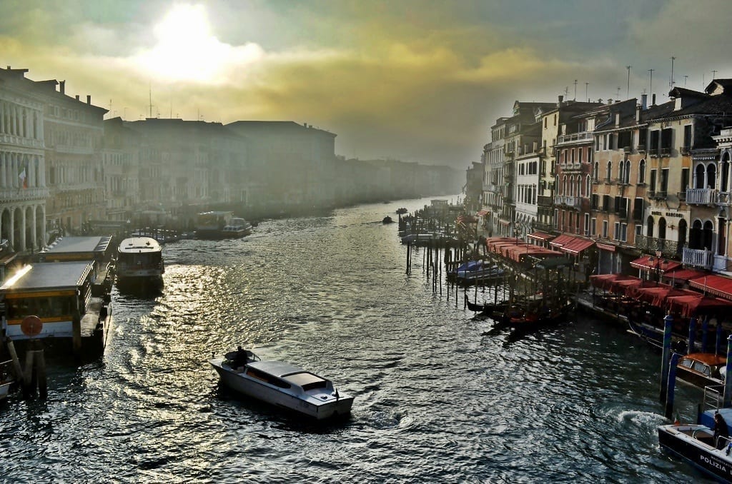 Venice Italy fog