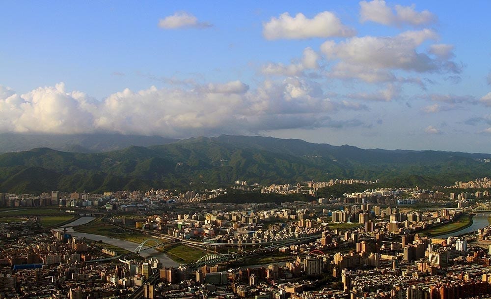 Taipei from Taipei 101
