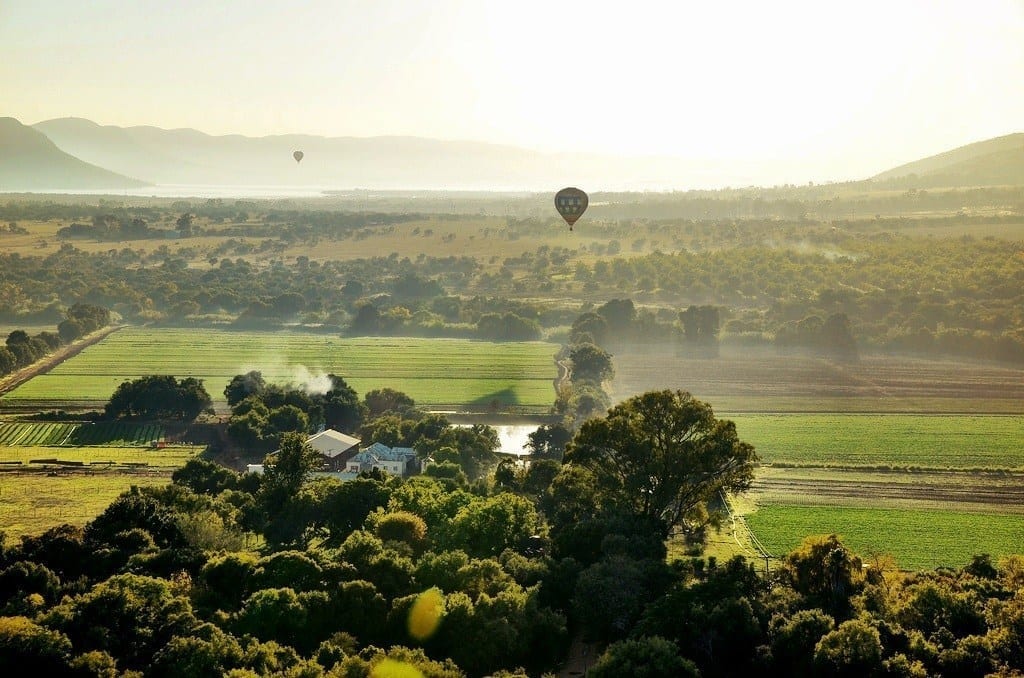 hot air balloon south africa
