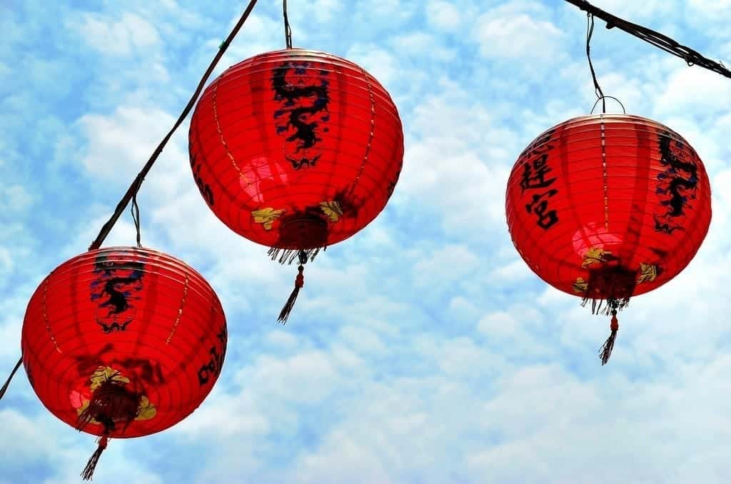 Lanterns Tainan Taiwan