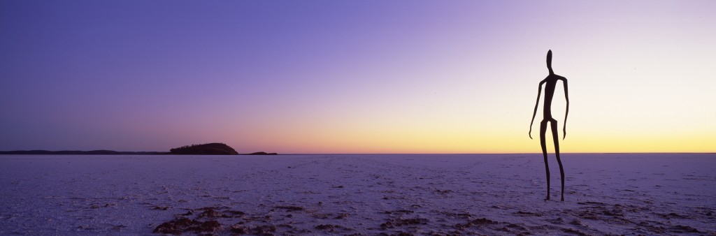 Antony Gormley Statue, Lake Ballard