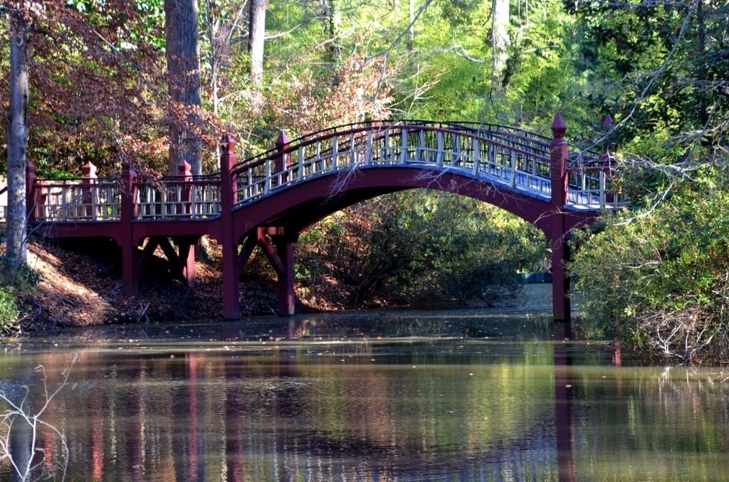 Crim Dell Bridge William and Mary Williamsburg Virginia