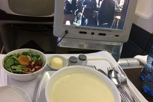 South African Airways plane cabin