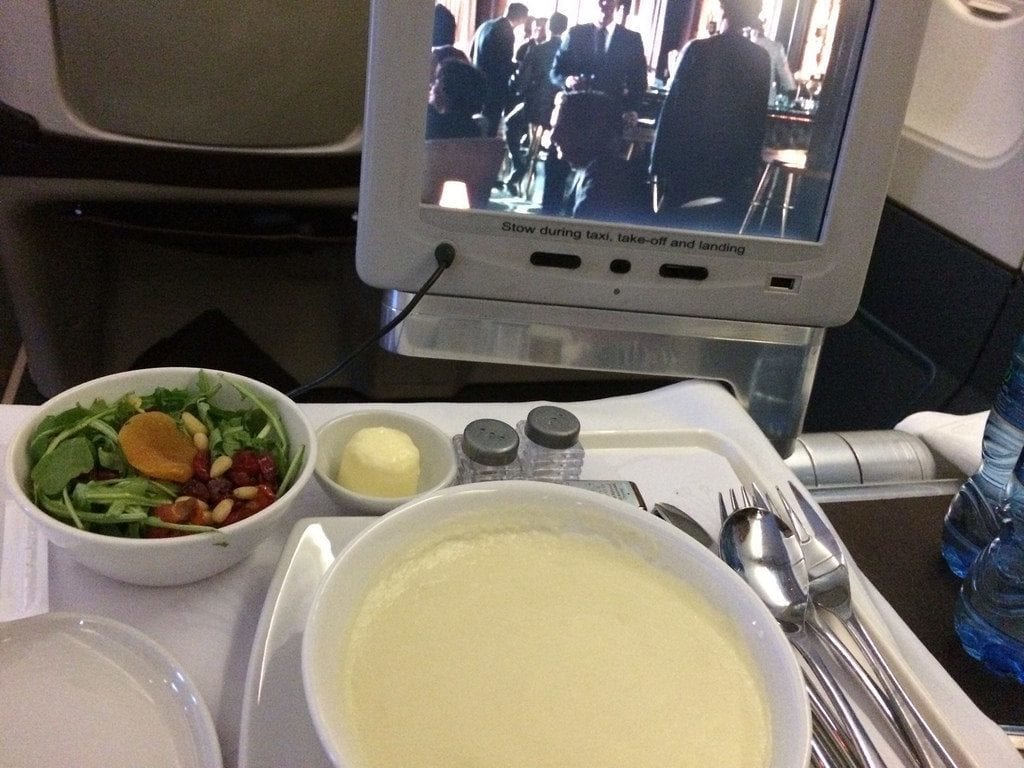 South African Airways plane cabin