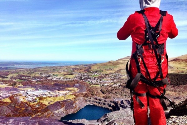 Zip line Wales UK