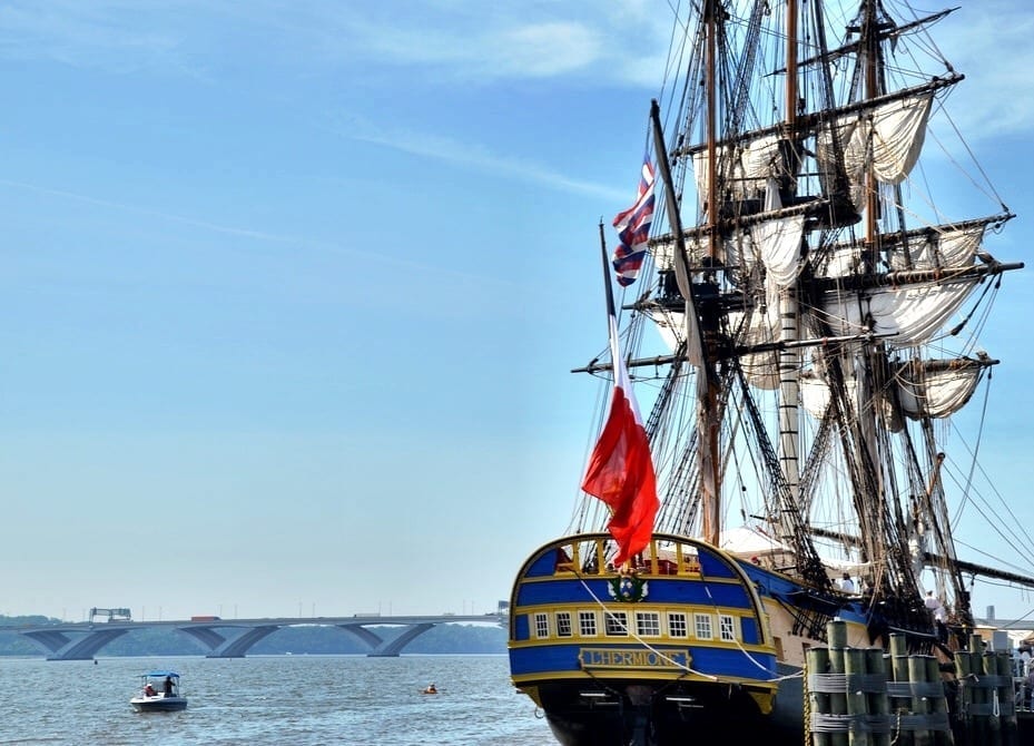 Hermione Ship Virginia France