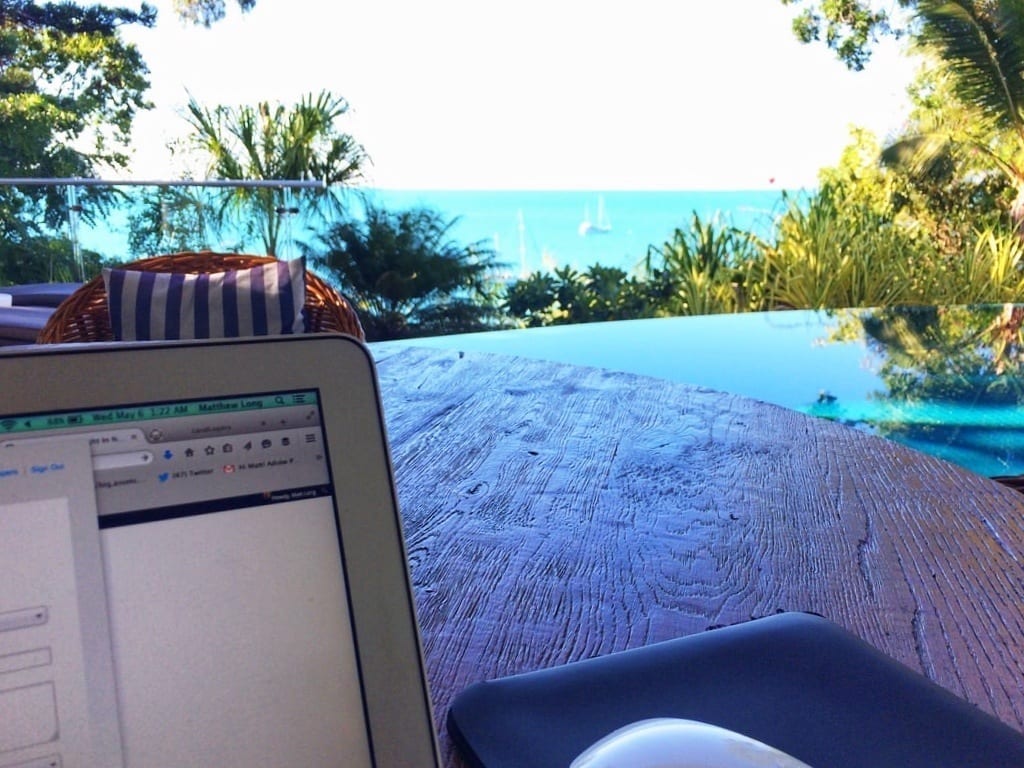 Queensland Australia laptop