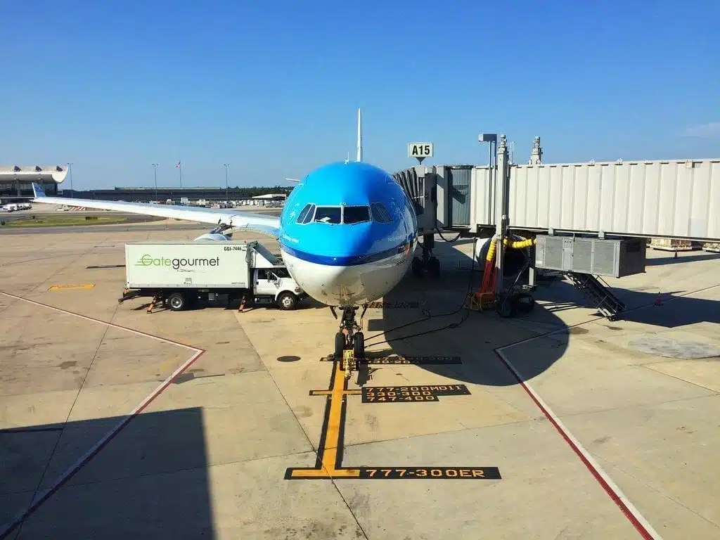 KLM airplane