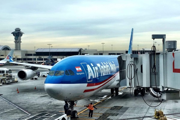 Air Tahiti Nui airplane LAX