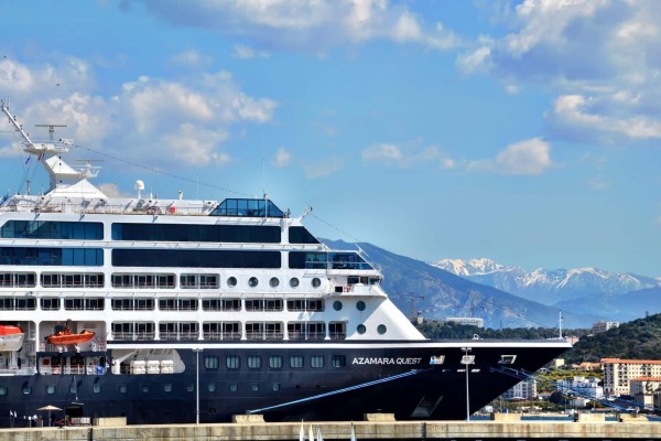 Azamara Cruise Ship Corsica France