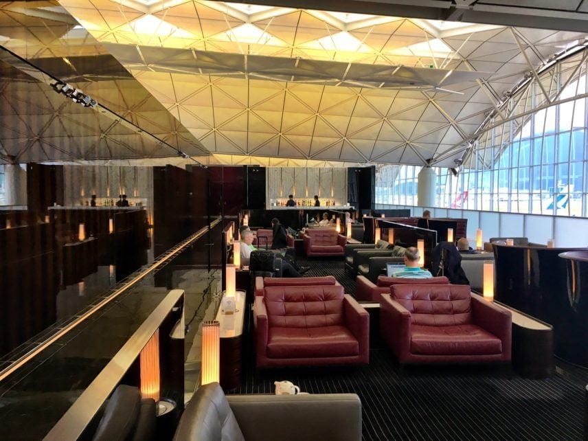 Cathay Pacific Lounge Hong Kong
