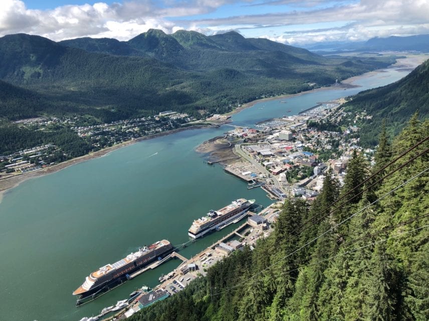 Panoramic View of Juneau, Alaska